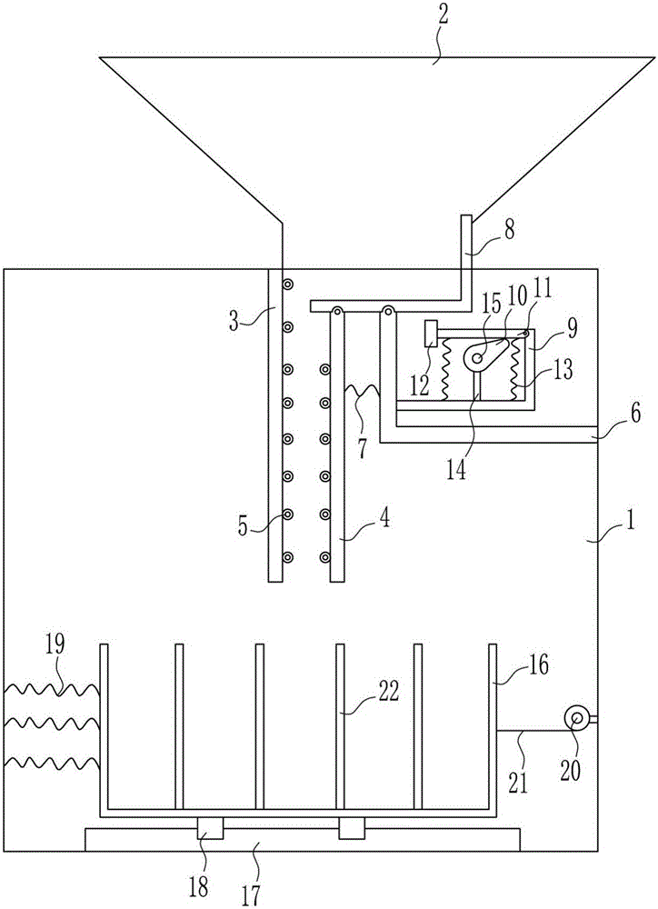 Collecting box capable of automatically arranging paper cup for paper packing mechanism production