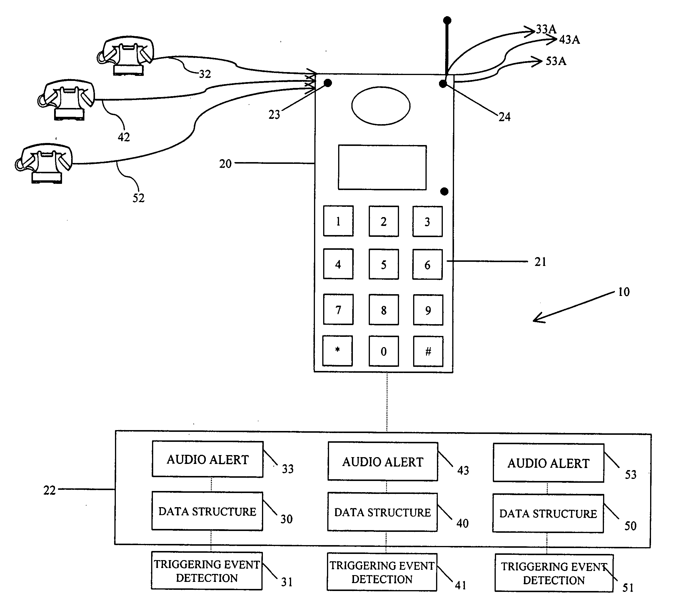 Programmable audio alert system and method