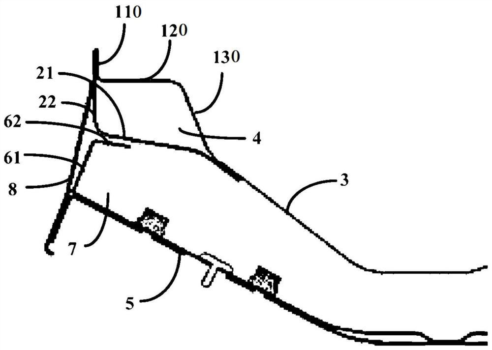 A cab floor assembly and truck