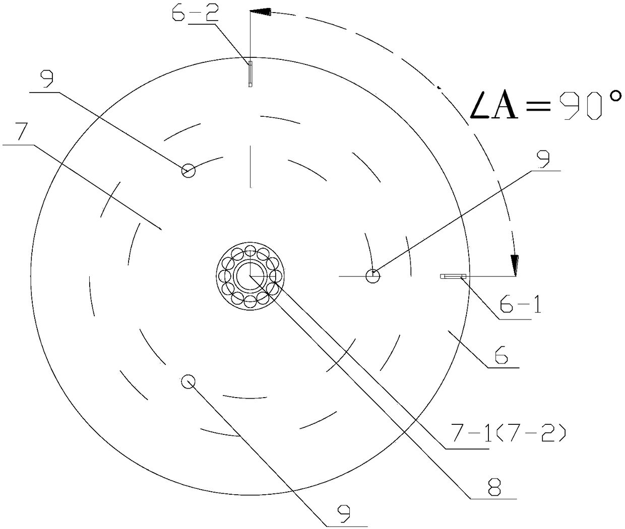 Novel experimental apparatus for quantitatively verifying momentum moment conservation law