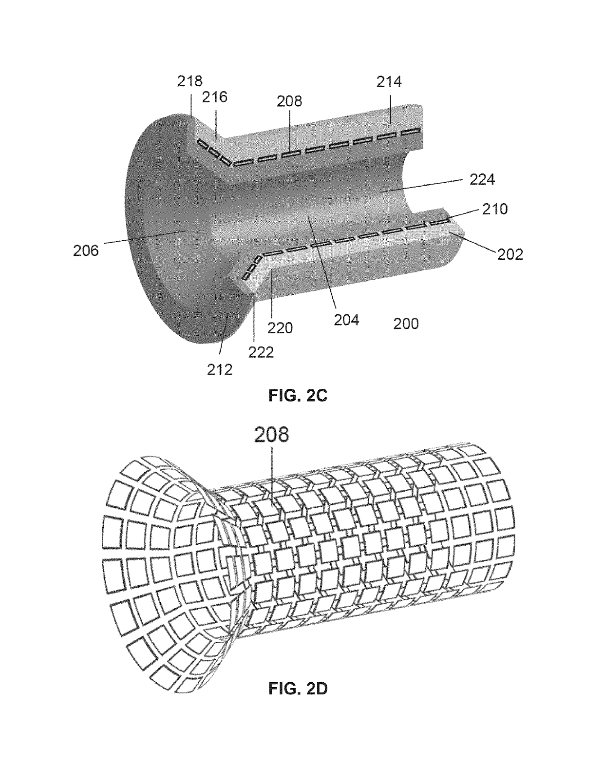 Acoustic shock wave devices and methods for generating a shock wave field within an enclosed space