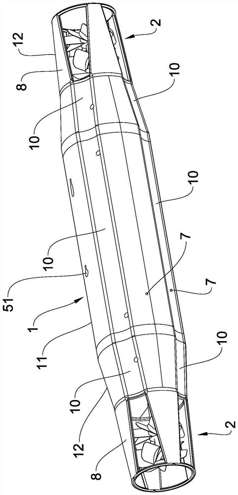 Ultrasonic dredging robot device capable of freely moving in blood vessel front and back