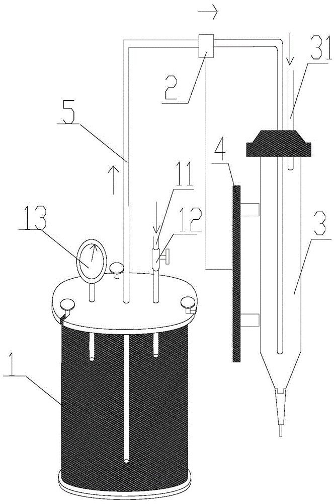 Device and method for automatically supplying glue water