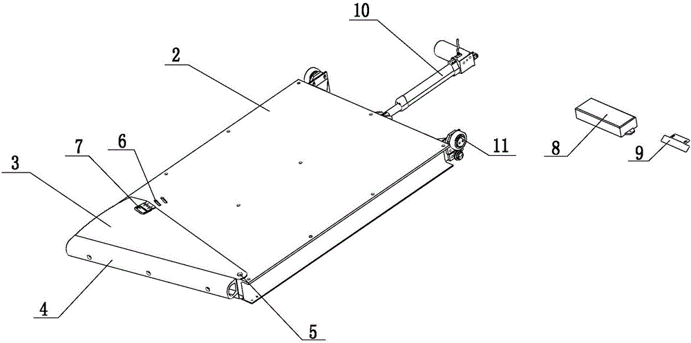 Adjustable extension platform for overhead work