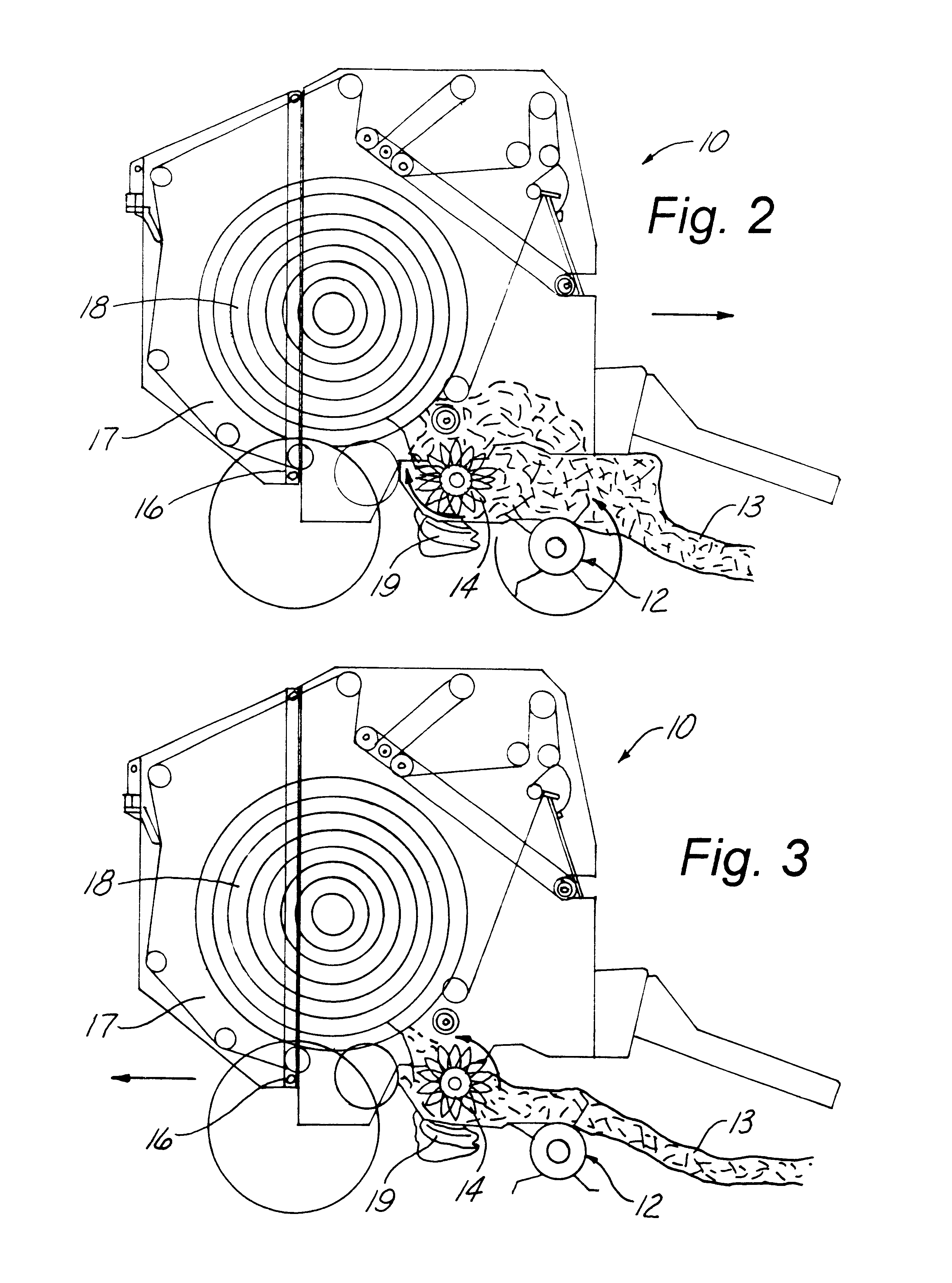 Baler rotor reverser