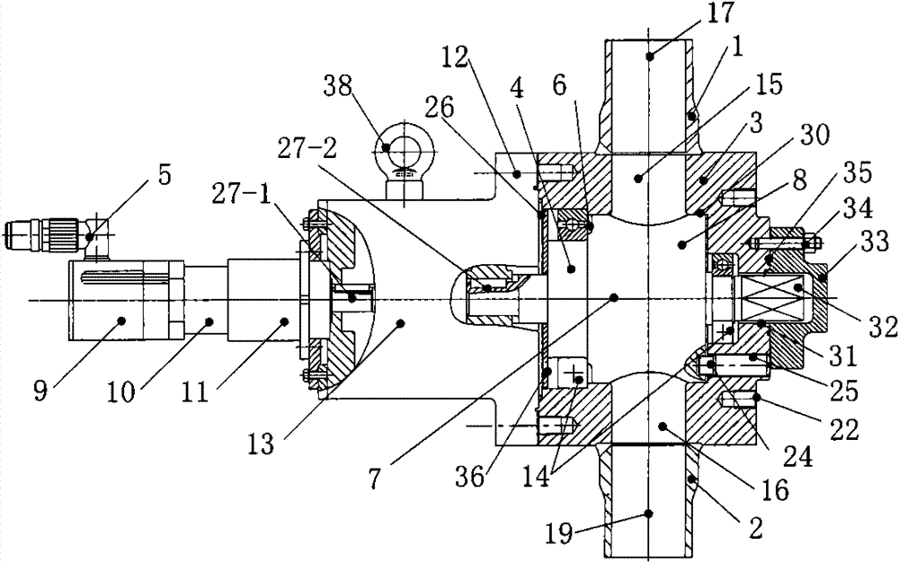 Singularized spherical-element conveying device applied to high-temperature gas cooled reactor