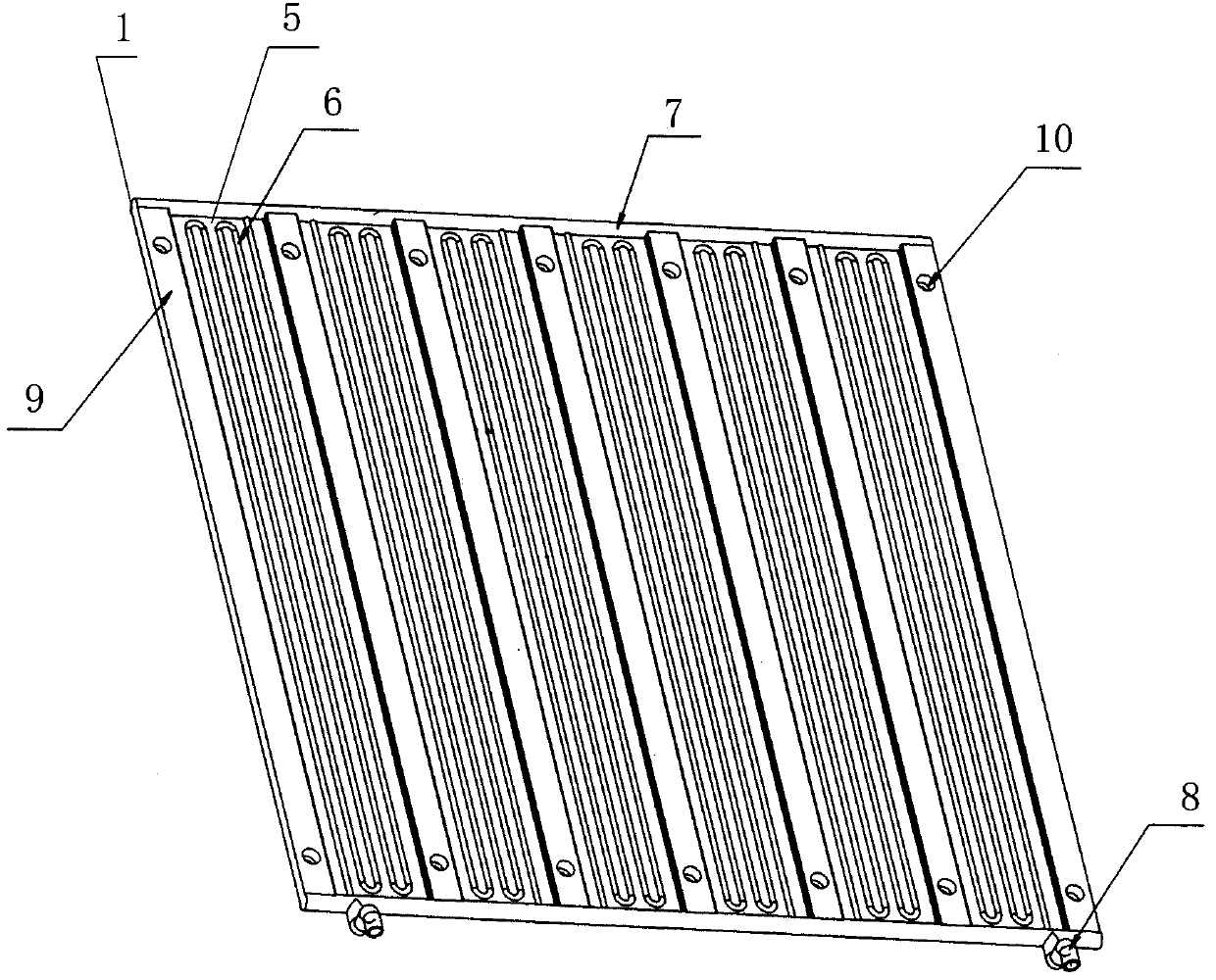 Rapid cooling device for power battery