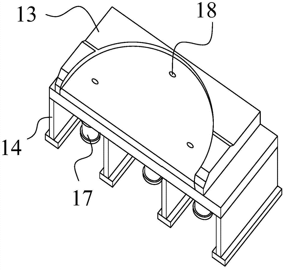 Automobile integrated skin method and its mold structure