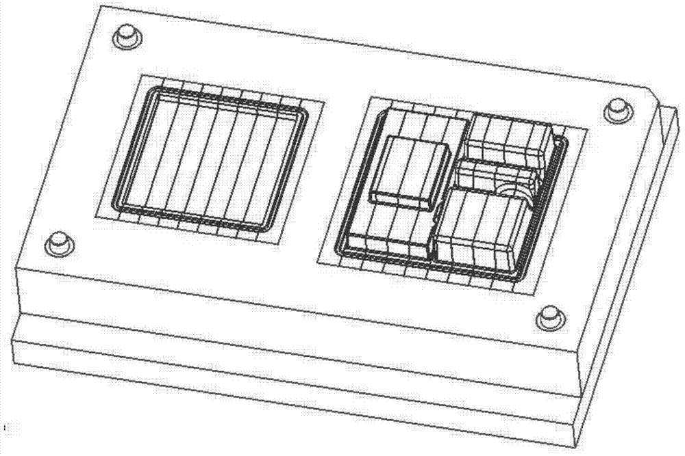 Combined lamination embedded mould