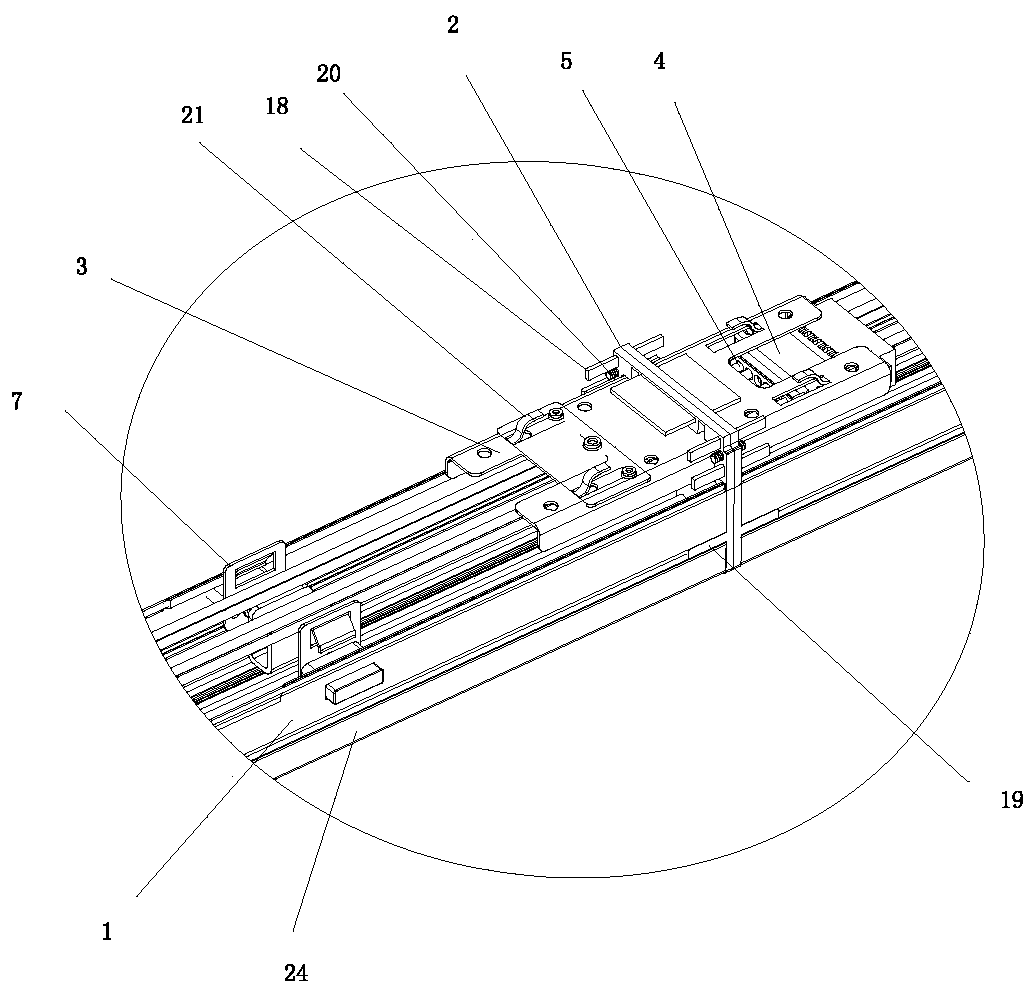 Quick-spliced line lamp and mounting method thereof