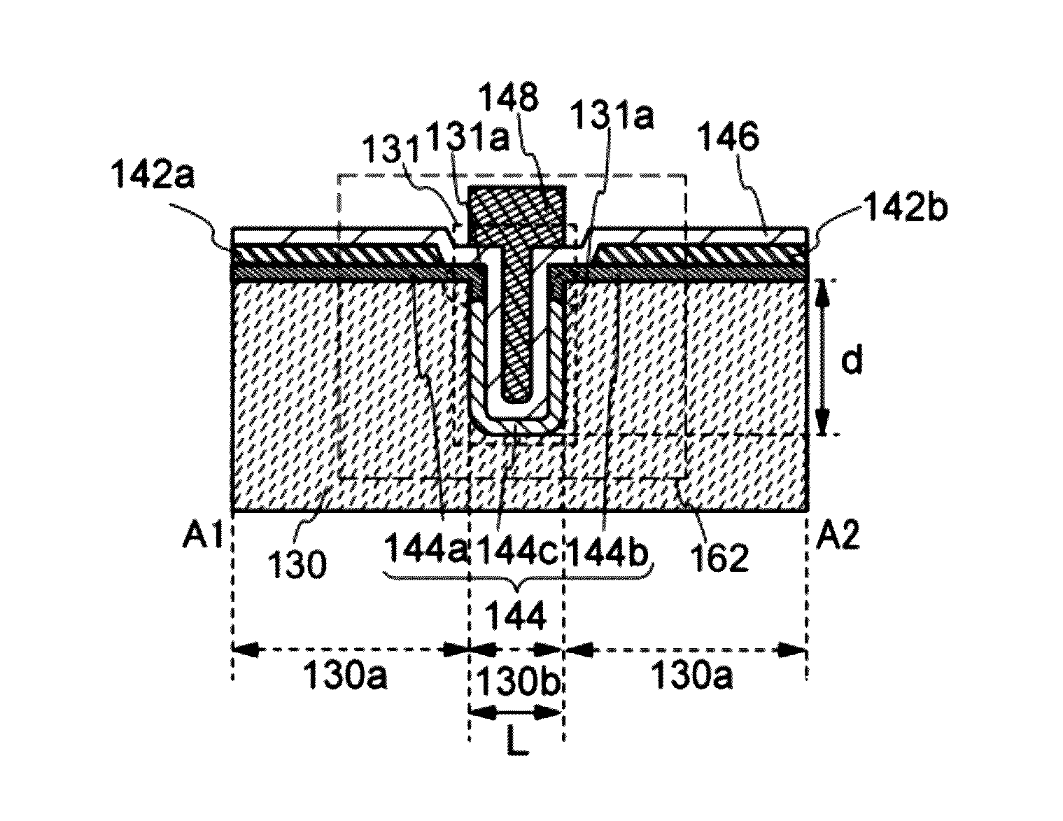 Semiconductor device having a trenched insulating layer coated with an oxide semiconductor film