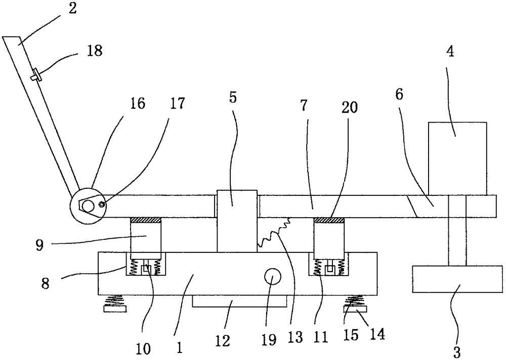 Grinding and removing device for impurity scraps on surface of steel