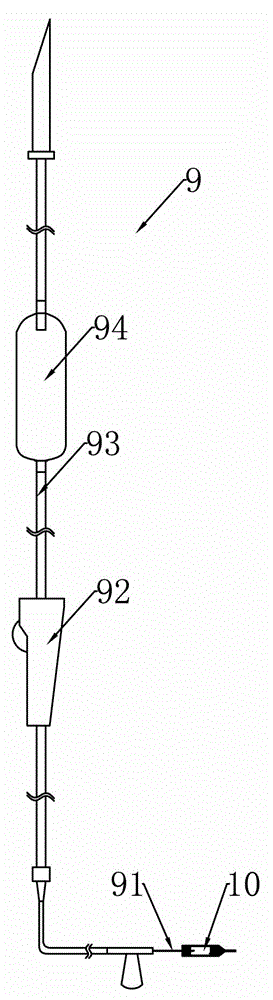 Automatically-sealed thrombus-prevented venous indwelling needle and use method thereof