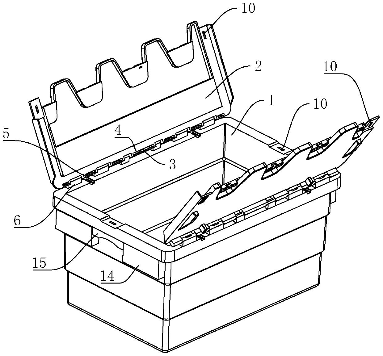 Anti-theft turnover box