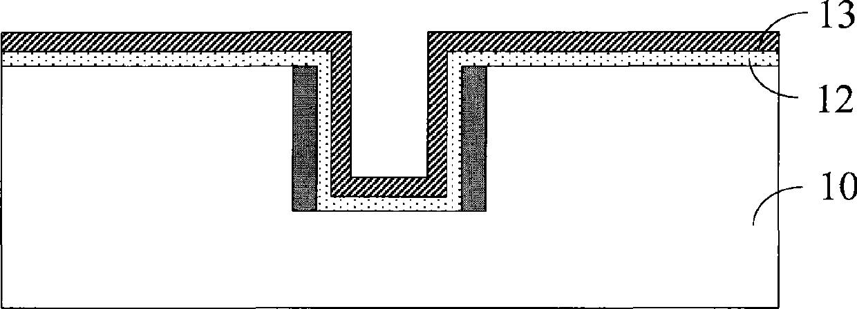 Thru hole filling method, thru hole filling construction and thru hole manufacturing method