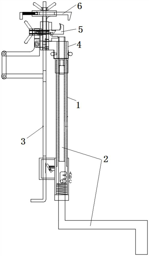 A j-type wire clamp installation tool