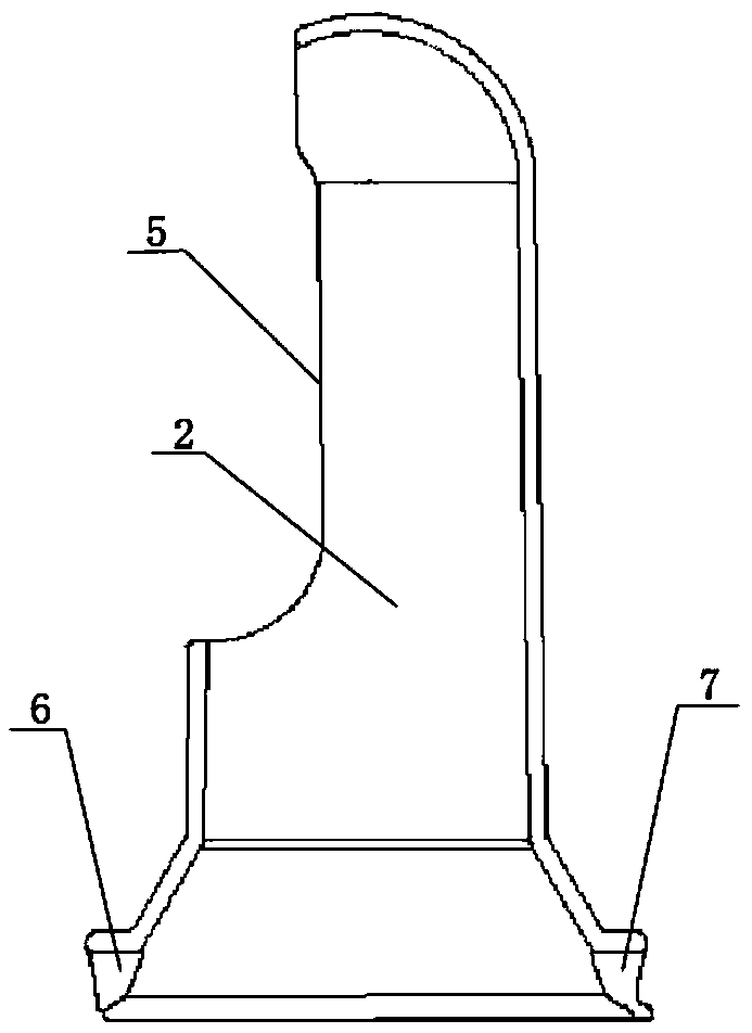 Split type rectoscope ultrasonic Doppler probe