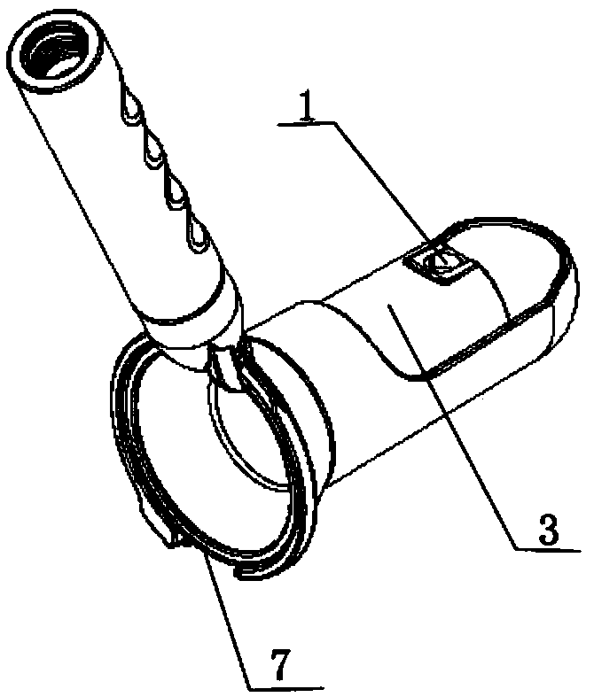 Split type rectoscope ultrasonic Doppler probe