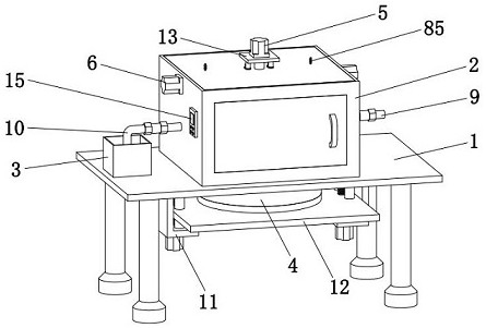 A new energy vehicle electronic vacuum pump performance testing device