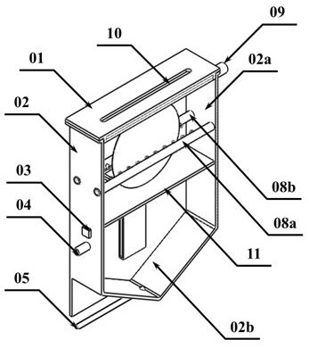 Wafer drying method, wafer drying device and chemical mechanical grinding machine