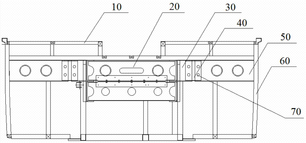 Half-loading passenger car and shell removing method thereof