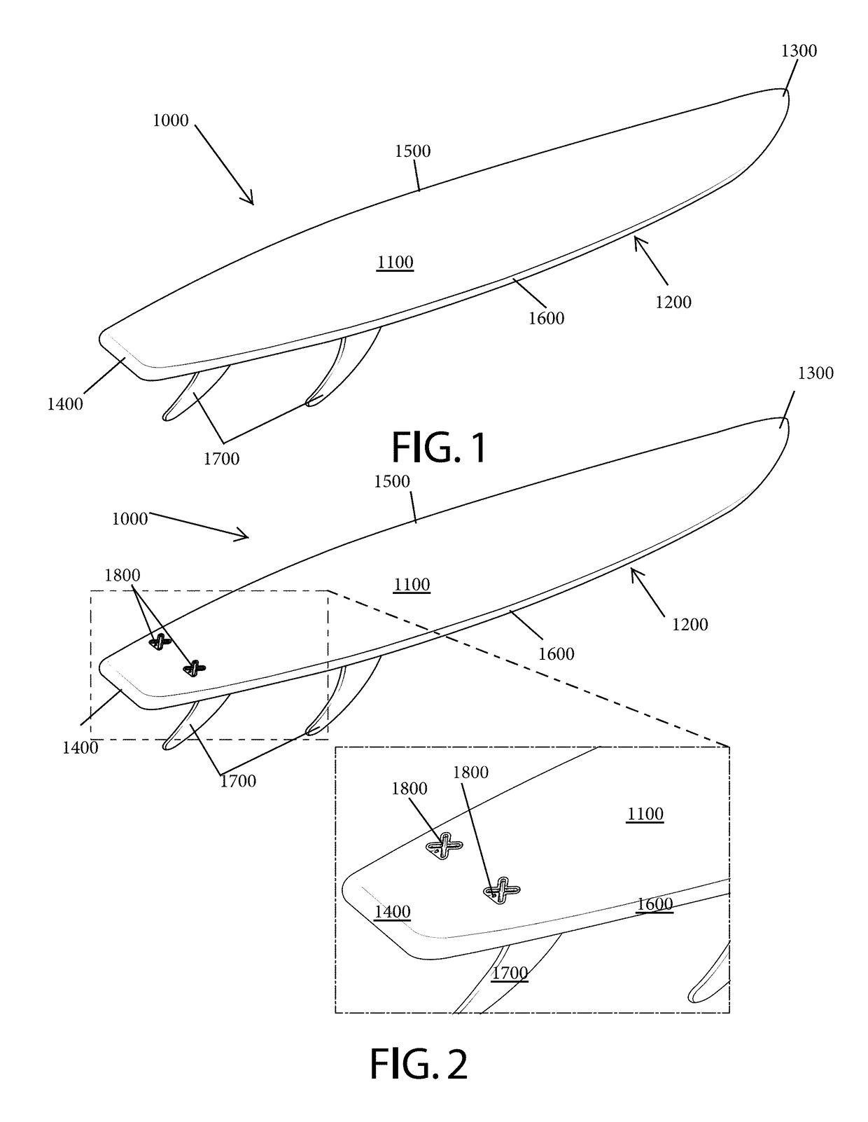 Mounting apparatus and related methods of fabricating or retrofitting a surfboard with said mounting apparatus
