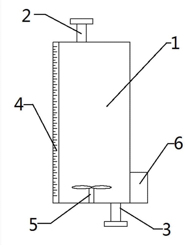 Sodium pentachlorophenate durably foaming property test device