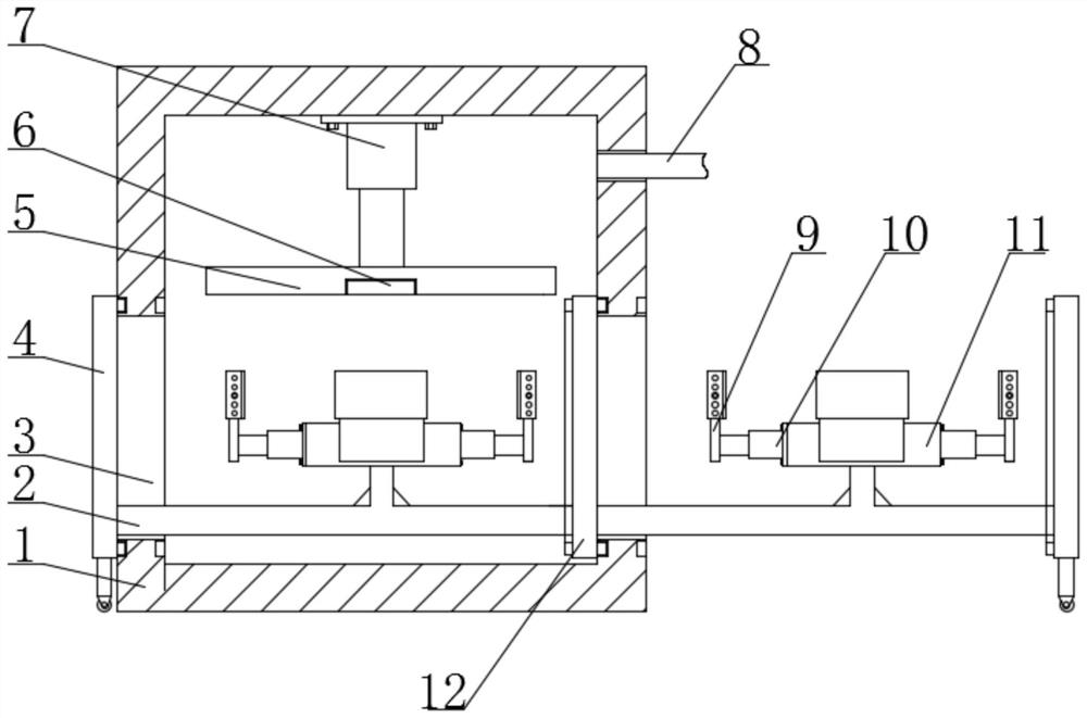 Double-glass assembly laminating device