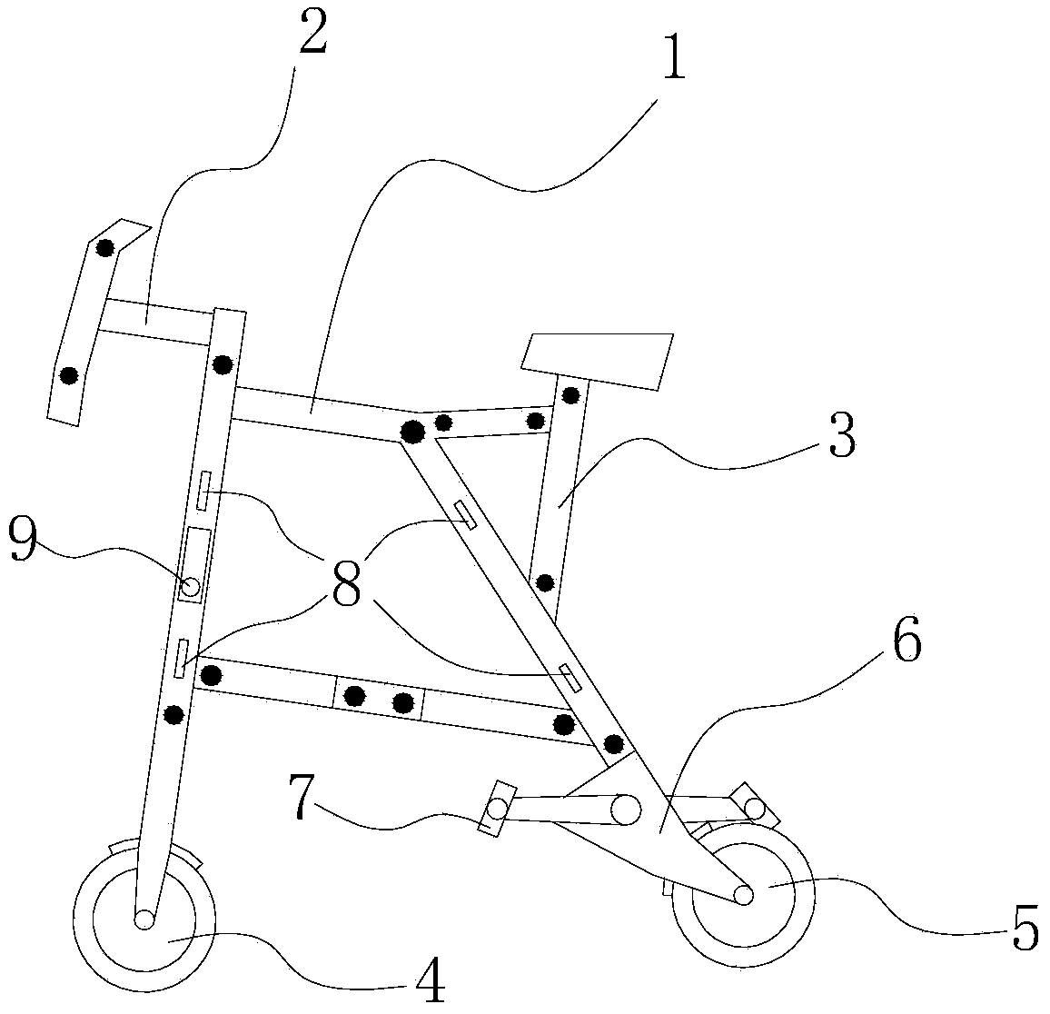 Folding bicycle luggage box