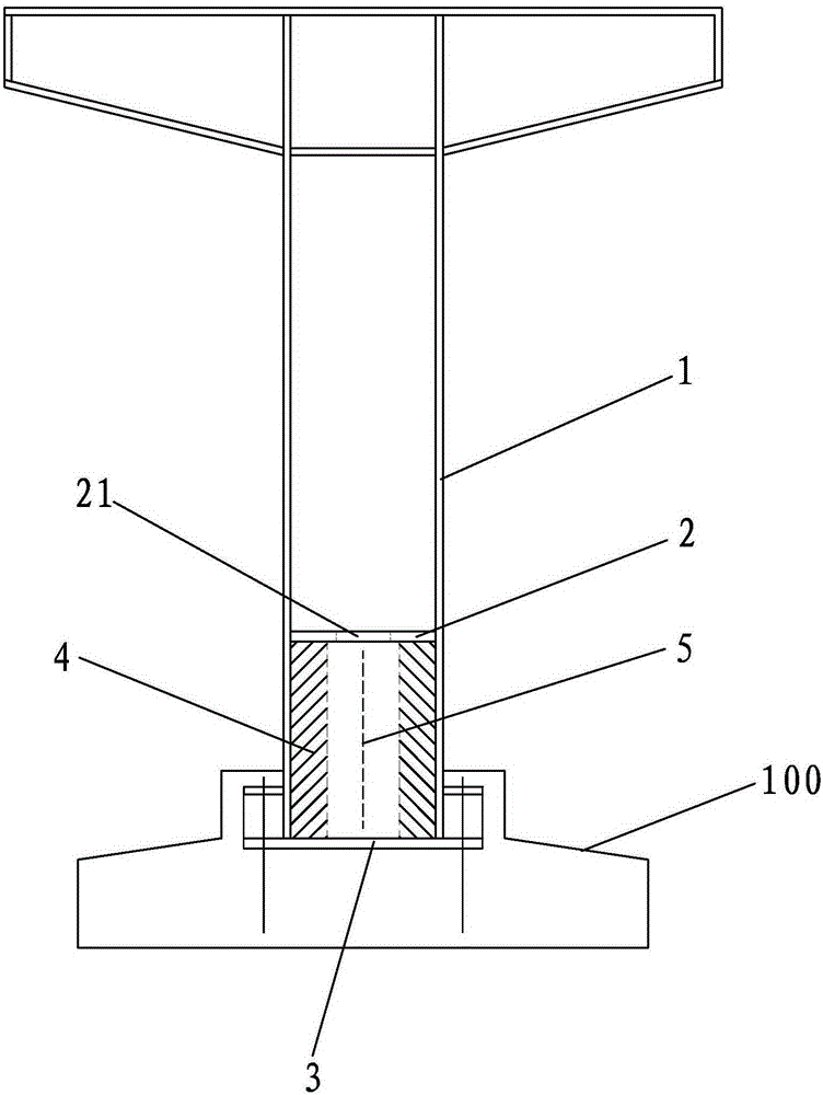 Box-shaped steel piers with embedded energy-dissipating shell plates