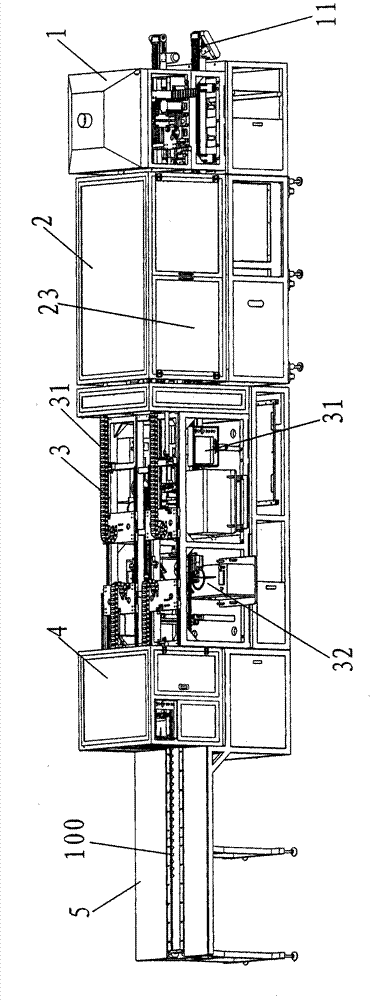 Fully-automatic production line of transformer