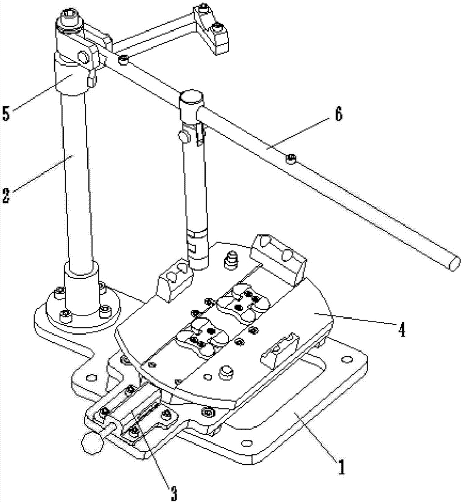 Air door lock block press-mounting tool