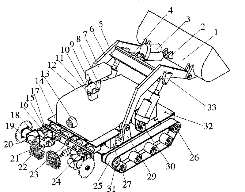 Multifunctional rescuing and barrier-breaking robot