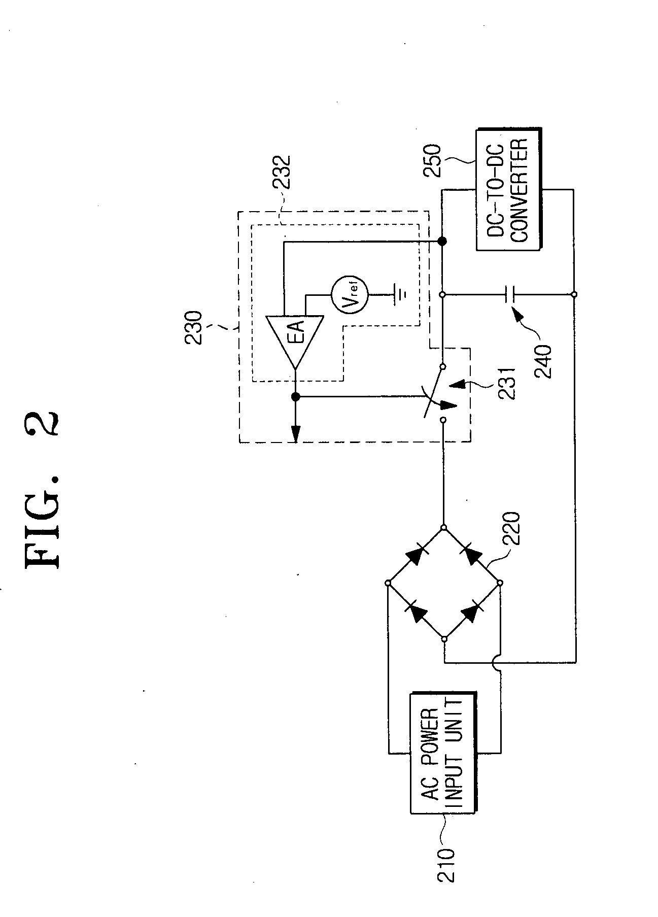 Power supply device having overvoltage cutoff function, image display device, and method of cutting off overvoltage