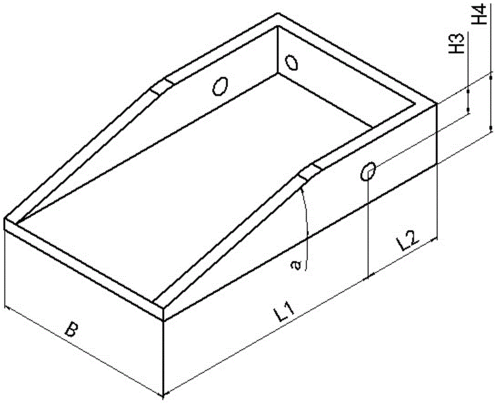 Auxiliary tool used for mounting tobacco box supporting columns