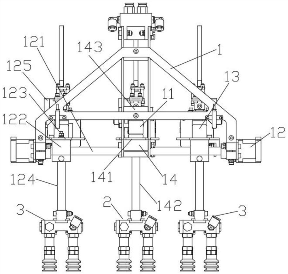 Mechanical arm clamp for stacking cigarettes