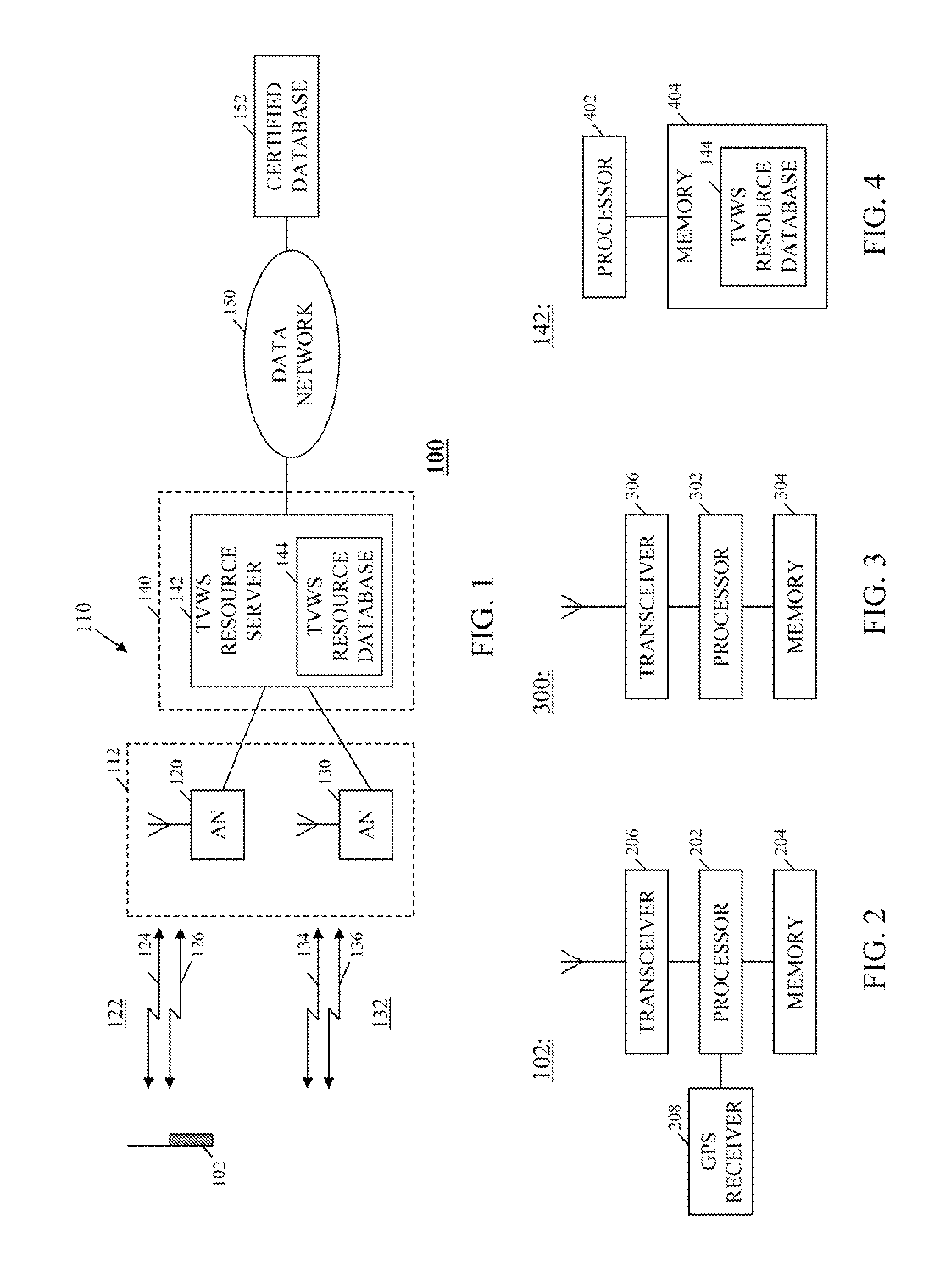 Method and apparatus for providing user equipment access to TV white space resources by a broadband cellular network