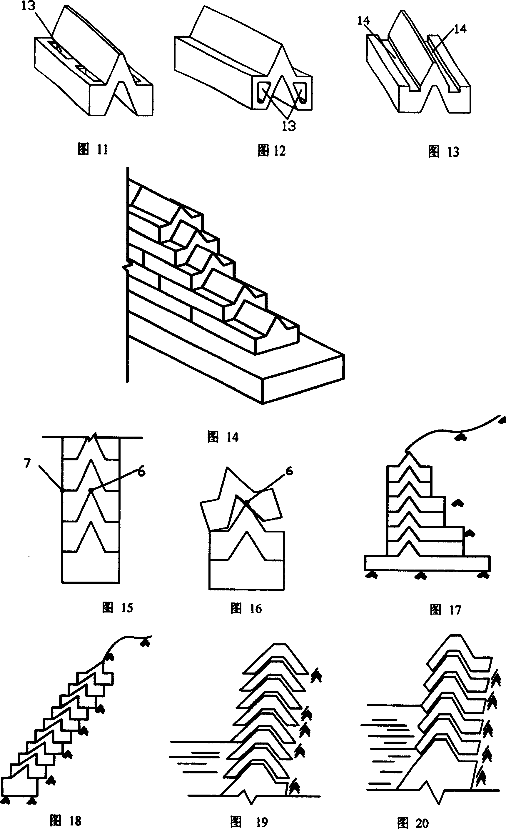 Permeable soil keeping wall and its use