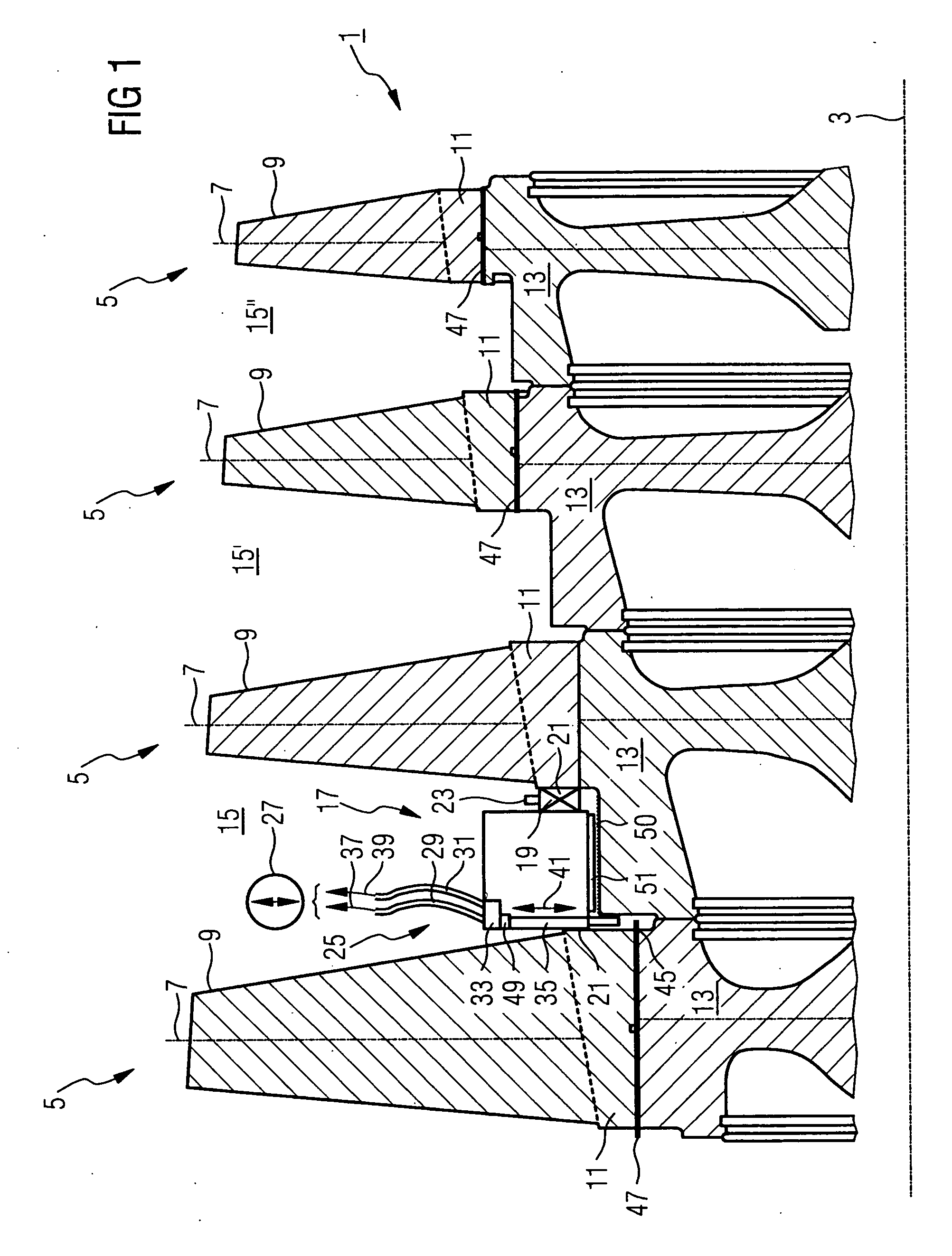 Bending device and method for bending a plate