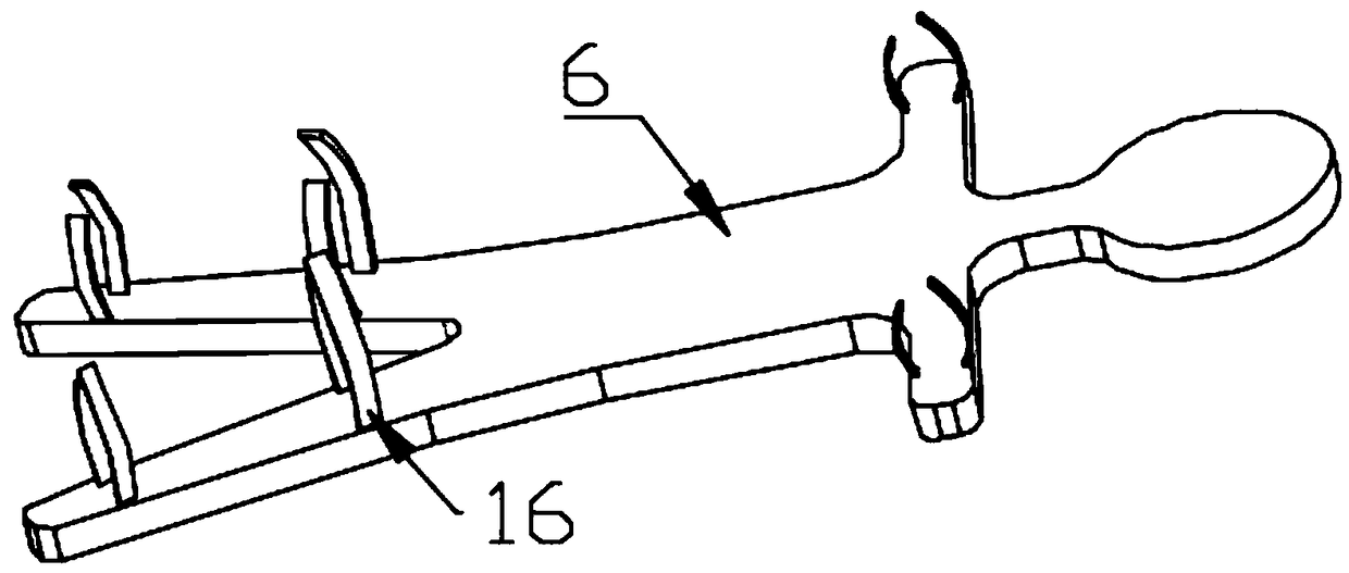 Infant safe diagnosis auxiliary device for ultrasonic department