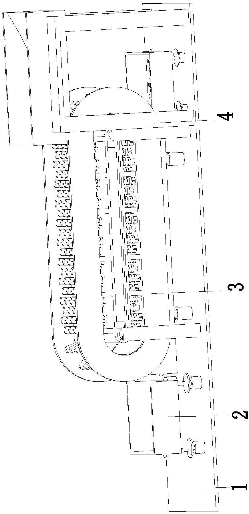 Glass automatic sorting processing facility and glass sorting processing method