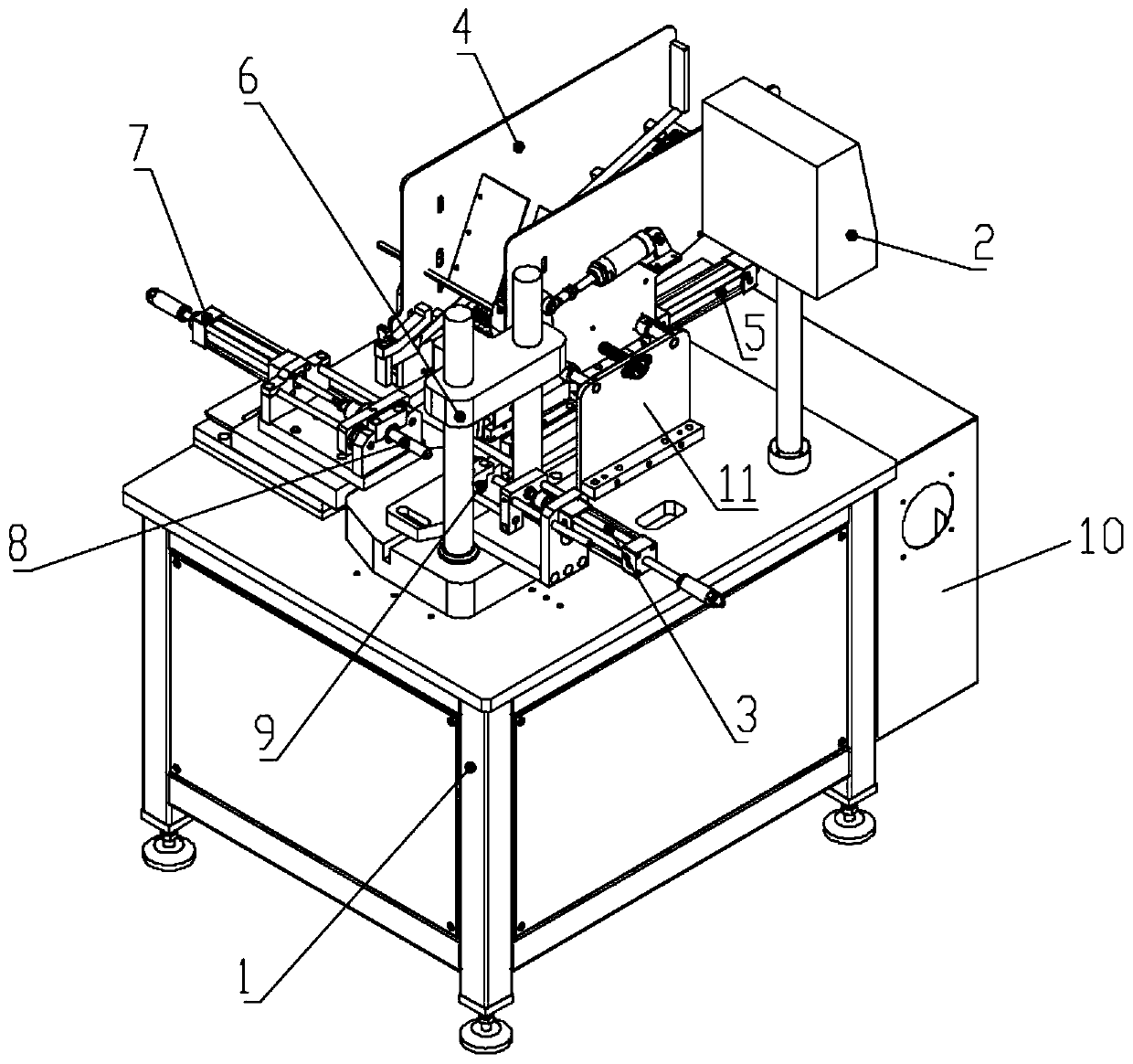 Steel pipe punching machine