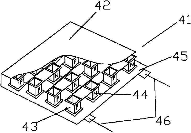 Actively cooling solar energy light gather generating set