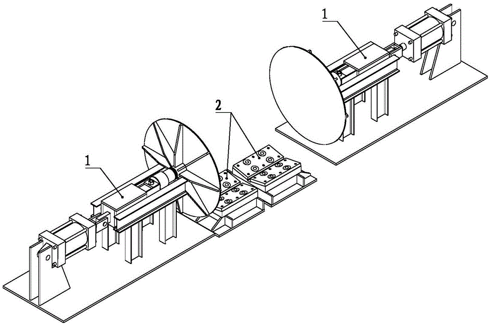 Tower-shaped repairing device of hotly-rolled steel coil