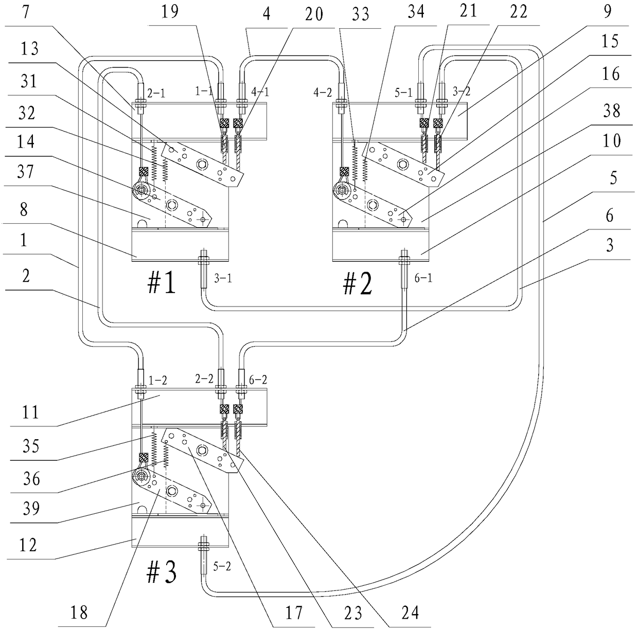 A mechanical interlocking device for a low-voltage circuit breaker