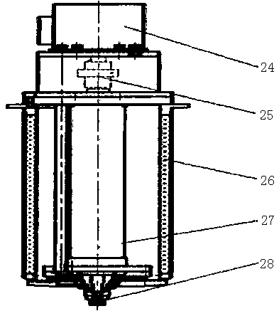 Centrifugal spray drying apparatus capable of preventing catalyst from adhering to walls