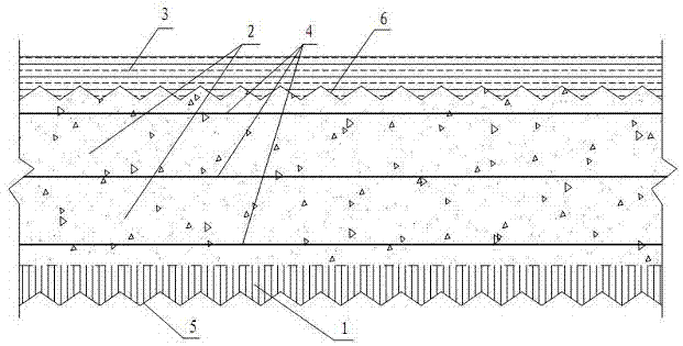 Dismantling-free stiffened composite template and manufacturing and using method thereof