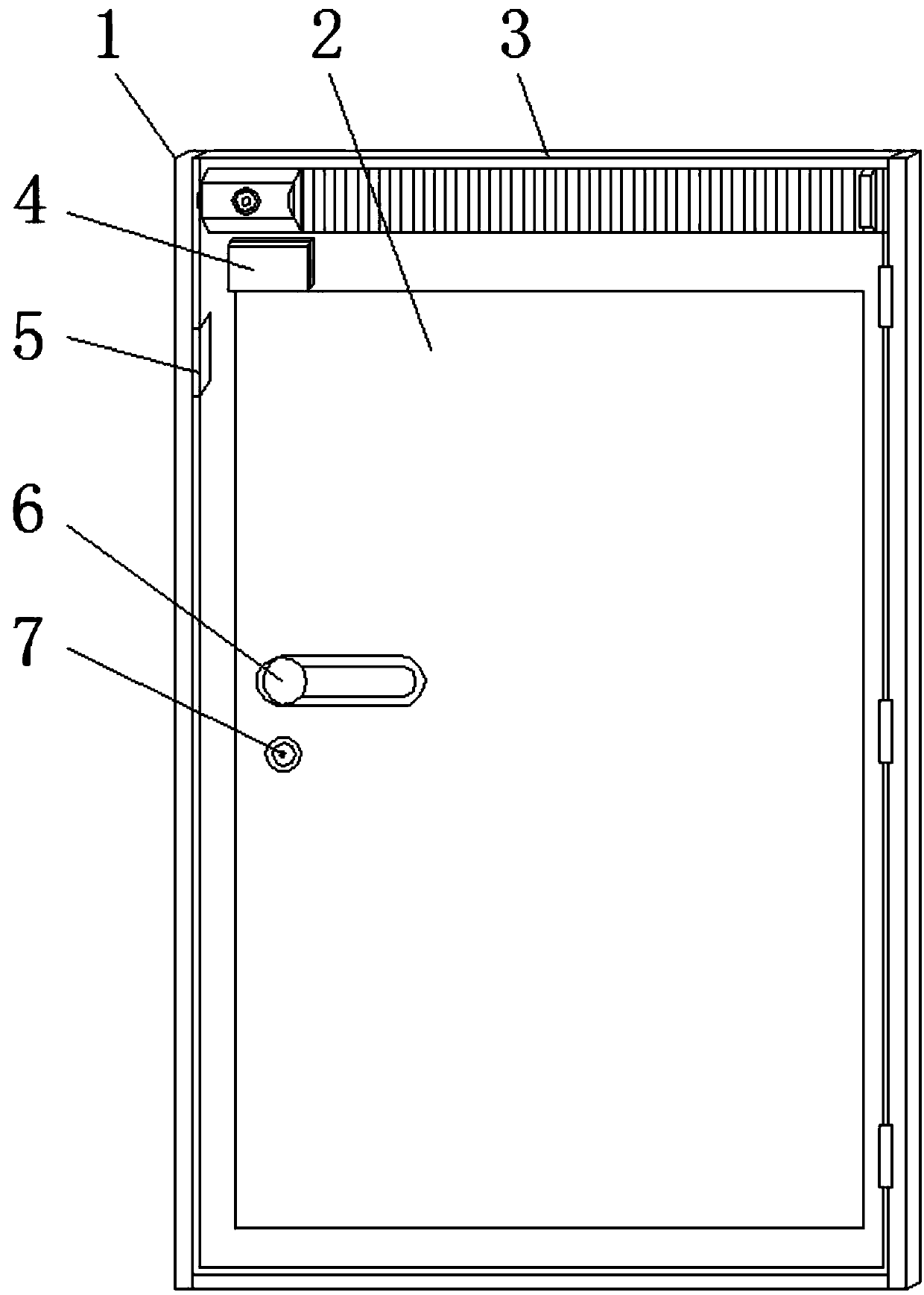 Access control antitheft door for intelligent home