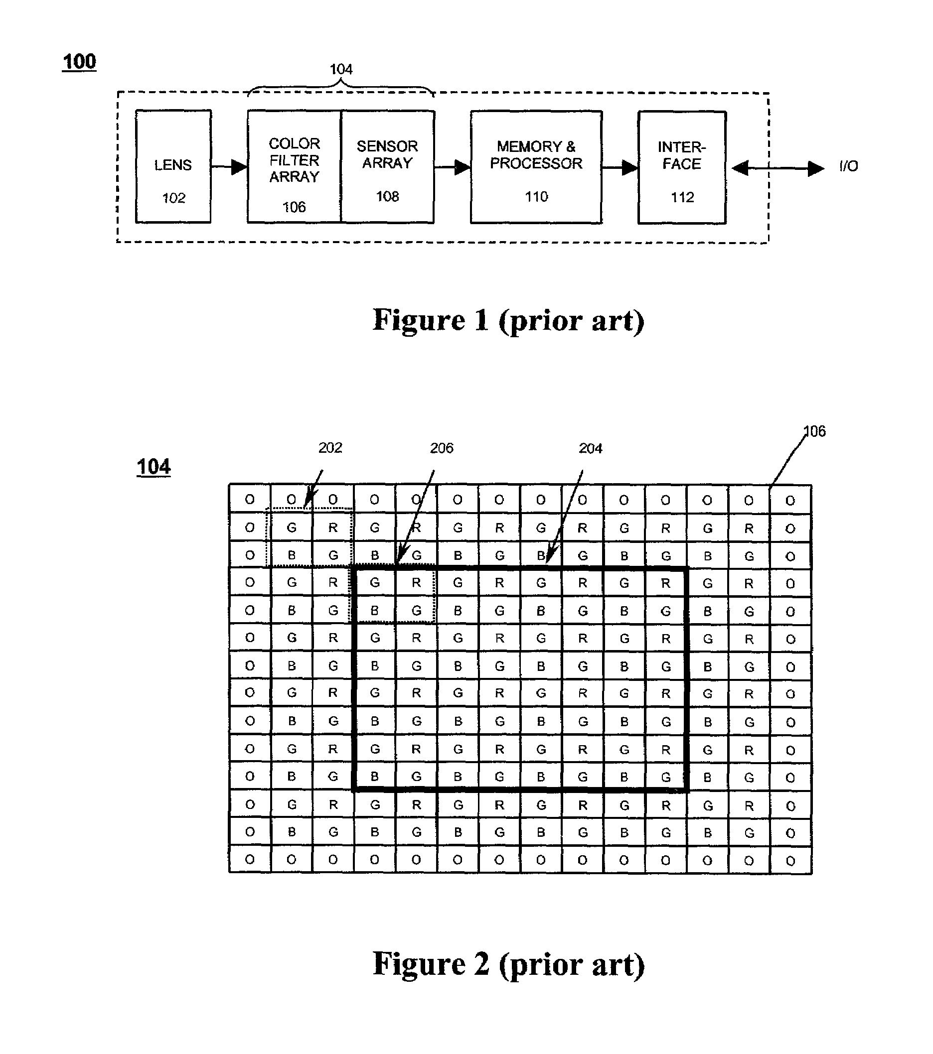Detection of color filter array alignment in image sensors