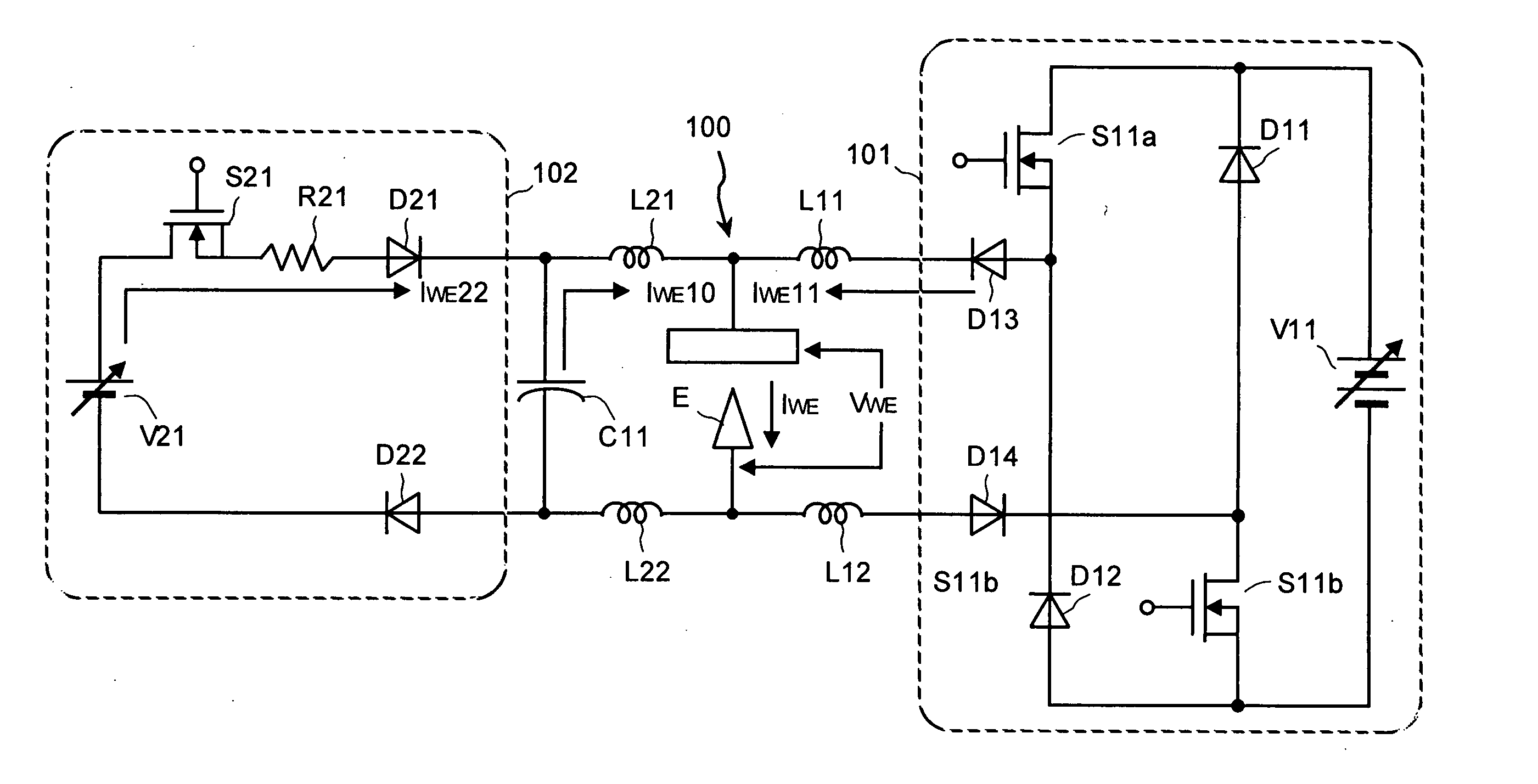 Discharge-processing power source device